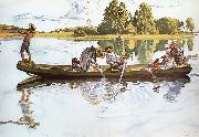 Carl Larsson On Viking Expedition in Dalarna USA oil painting artist
